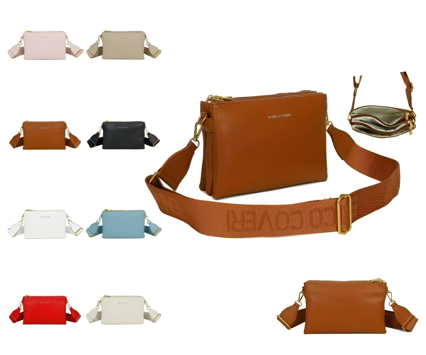 Borsa a Tracolla  in Pelle – by Enrico Coveri